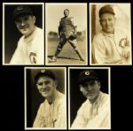 1931-36 Chicago Cubs Geo. C. Burke 4 x 6 Original Photos - Lot of 30