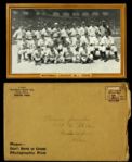 1933 National League All Stars Goudey R309 Premium w/ Original Mailing Envelope