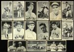 1936 National Chicle R313 Fine Pen Premium Collection - Lot of 52 w/ Lefty Grove, Chas Gehringer, Casey Stengel, Mack/McGraw & More