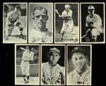 1936 National Chicle R313 Fine Pen Premium Collection - Lot of 52 w/ Lefty Grove, Chas Gehringer, Casey Stengel, Mack/McGraw & More