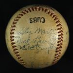 1943 Chicago Cubs Team Signed Worth Baseball w/ 18 Signatures Including Kiki Cuyler, Hiram Bithorn, Stan Hack & More (JSA)