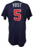 1997-2002 Ned Yost Atlanta Braves Game Worn Coaches Alternate Jersey (MEARS LOA)