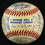 1999 New York Yankees World Series Champions Team Signed OAL Budig Baseball w/ 33 Signatures Including Derek Jeter, Mariano Rivera, Joe Torre & More (JSA Full Letter)