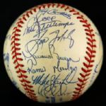 1999 New York Yankees World Series Champions Team Signed OAL Budig Baseball w/ 33 Signatures Including Derek Jeter, Mariano Rivera, Joe Torre & More (JSA Full Letter)