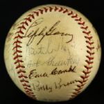 1971-73 New York Yankees Hall of Famers & Stars Multi Signed OAL Cronin Baseball w/ 19 Signatures Including Lefty Gomez, Bill Dickey & More (JSA Full Letter)