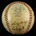 1971-73 New York Yankees Hall of Famers & Stars Multi Signed OAL Cronin Baseball w/ 19 Signatures Including Lefty Gomez, Bill Dickey & More (JSA Full Letter)