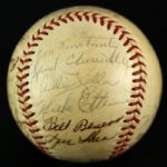 1971-73 New York Yankees Hall of Famers & Stars Multi Signed OAL Cronin Baseball w/ 19 Signatures Including Lefty Gomez, Bill Dickey & More (JSA Full Letter)