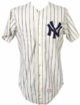 1978 Yogi Berra New York Yankees Game Worn Coaches Home Jersey (MEARS 9.5) World Series Season!