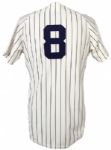 1978 Yogi Berra New York Yankees Game Worn Coaches Home Jersey (MEARS 9.5) World Series Season!