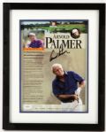 2000 Arnold Palmer Signed Home Depot Invitational Player Profile 12" x 15" Framed Matted *JSA*