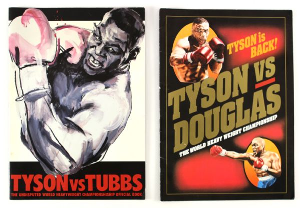 1986-2006 Heavyweight Boxing Fight Program Collection - Lot of 12 w/ Mike Tyson, Lennox Lewis & More 