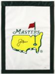 2000s Jack Nicklaus Signed The Masters Garden Flag (JSA Full Letter)