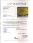 2000's Jack Nicklaus Signed The Masters Garden Flag (JSA Full Letter)