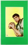 1965-76 Joe Namath Signed Matted 17" x 27" New York Jets Print (PSA/DNA) 824/1000