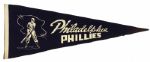 1940s circa Philadelphia Phillies Full Size 29" Pennant