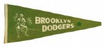 1940s circa Brooklyn Dodgers Full Size 27" Pennant