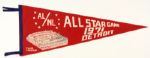 1971 Tiger Stadium MLB All Star Game Full Size 29" Pennant