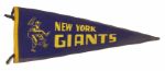 1940s circa New York Giants Full Size 29" Pennant