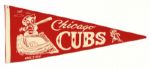 1940s Chicago Cubs Wrigley Field Full Size 29" Pennant