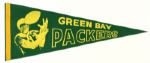 1967 Green Bay Packers Icebowl Full Size 29" Pennant - Sold at Lambeau Field December 31st, 1967