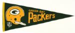 1967 Green Bay Packers Icebowl Full Size 29 Pennant - Sold at Lambeau Field December 31st, 1967