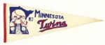 1960's Minnesota Twins Full Size 29 Pennant - Lot of 2
