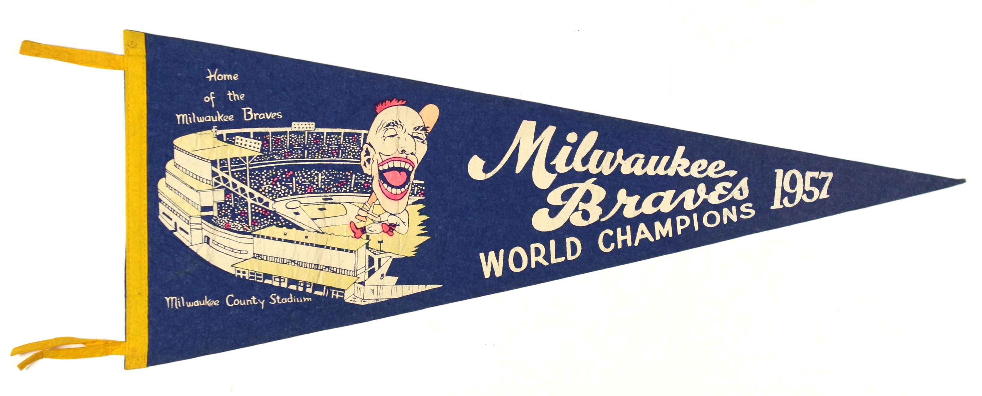 Lot Detail - 1957 Milwaukee Braves World Series Champions Full