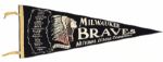 1958 Milwaukee Braves National League Champions Full Size 29" Pennant