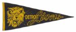 160's circa Los Angeles Rams Detroit Lions Full Size Pennant - Lot of 2