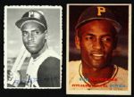 1957-69 Roberto Clemente Pittsburgh Pirates Trading Cards (1957 Topps & 1969 Deckel Edge) - Lot of 2