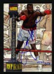 1994 Larry Holmes World Heavyweight Champion Signed Tetrad Trading Card 259/1050