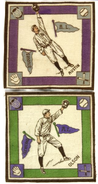 1914 B-18 Blankets Jimmy Austin Art Fletcher Ivy Olson Ray Morgan Collection - Lot of 4