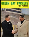 1965 Green Bay Packers Team Yearbook w/ Curly Lambeau/Vince Lombardi Cover