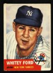 1953 Whitey Ford New York Yankees Topps #207 Trading Card