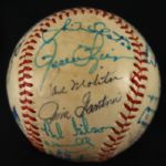 1984 Milwaukee Brewers Team Signed OAL MacPhail Baseball w/ 25 Signatures Including Paul Molitor, Don Sutton, Rollie Fingers & More (JSA)