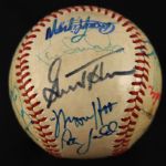 1984 Milwaukee Brewers Team Signed OAL MacPhail Baseball w/ 25 Signatures Including Paul Molitor, Don Sutton, Rollie Fingers & More (JSA)