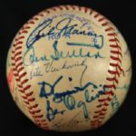 1984 Milwaukee Brewers Team Signed OAL MacPhail Baseball w/ 25 Signatures Including Paul Molitor, Don Sutton, Rollie Fingers & More (JSA)