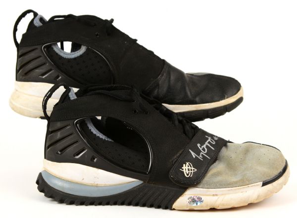 2006 Tony Gwynn Jr. Milwaukee Brewers Signed Batting Practice Shoes (MEARS LOA/JSA)