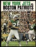 1967 New York Jets Boston Patriots Shea Stadium AFL Game Program