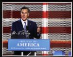 2012 Mitt Romney Republican Presidential Candidate Signed 11" x 14" Photo (JSA) 