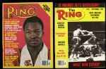 1979-88 Ring Magazine Lot of 74 Issues LaMotta Hagler Holmes Duran Tyson Foreman Hagler Hearns Leonard