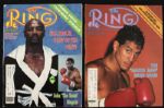 1979-88 Ring Magazine Lot of 74 Issues LaMotta Hagler Holmes Duran Tyson Foreman Hagler Hearns Leonard