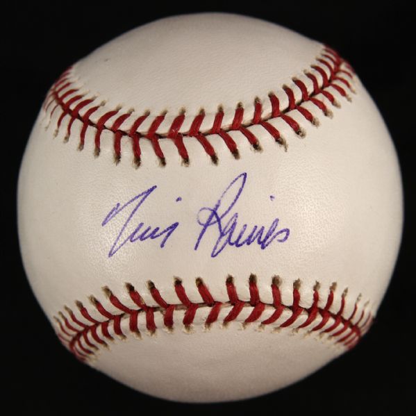 2000-2013 Tim Raines Montreal Expos Single Signed OML Selig Baseball (JSA)