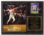 1993 Robin Yount Milwaukee Brewers Commemorative Display w/ 8" x 10" Signed Photo (JSA)