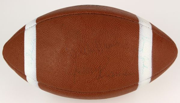 1970s Green Bay Packers Signed Football w/ 5 Signatures Including Willie Davis, Jerry Kramer, Henry Jordan & More 