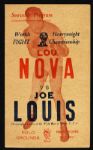 1941 Joe Louis vs. Lou Nova Polo Grounds Heavyweight Title Fight Program 