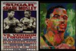 1998-2002 "Sugar" Shane Mosley 3-Weight Division Title Holder Fight Program Collection - Lot of 3