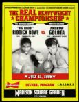 1993-96 Riddick Bowe World Heavyweight Champion Fight Program Collection - Lot of 6