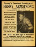 1930's Joe Louis Henry Armstrong Flyers Advertising Fight Pictures - Lot of 4
