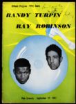 1951 Sugar Ray Robinson vs. Randolph Turpin Polo Grounds Middleweight Title Fight Program